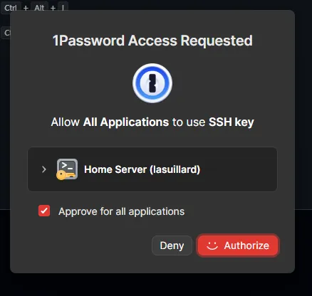 1Password SSH Agent